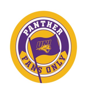 Fans Only Flag University Of Northern Iowa Circle